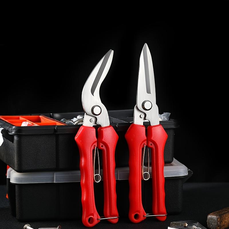 1pc Industrial-Grade Sheet Metal Snips: Multi-Purpose Heavy-Duty Aviation Pliers High Hardness & Durability for Cutting Plates