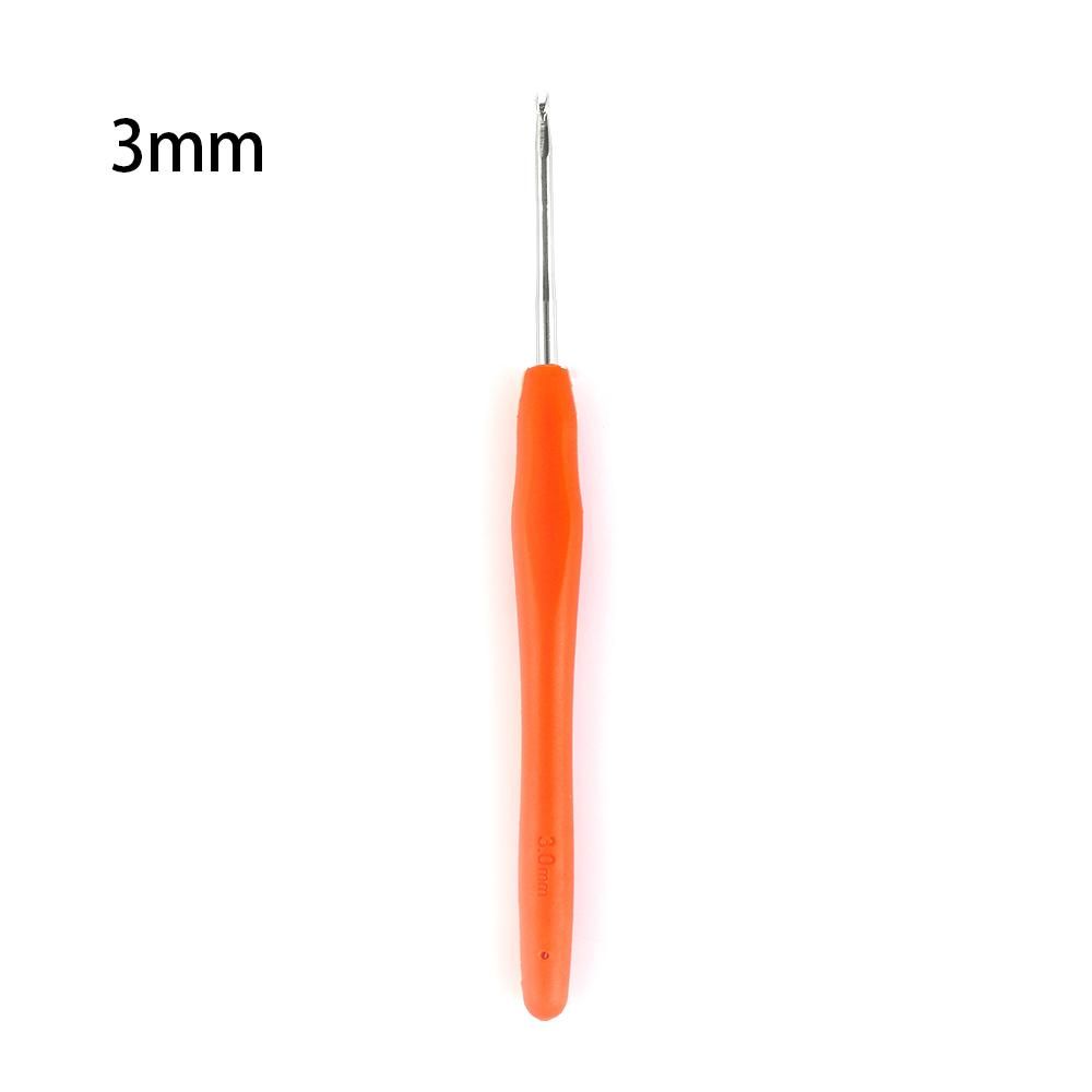 2.0-10mm Multicolor Craft Tools Ergonomic Handle Weave Yarn Knitting Needles Crochet Hook Aluminum