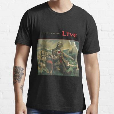 Футболка унисекс с принтом 'Live Throwing Copper Essential'