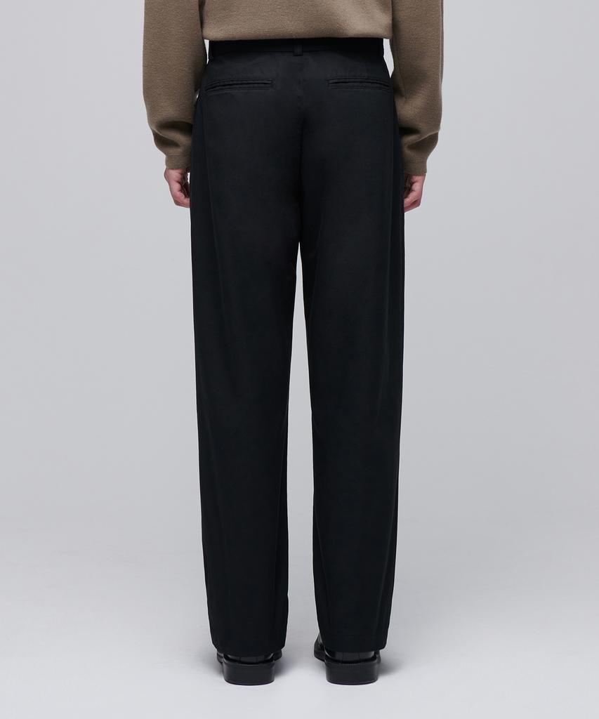 MUSINSA STANDARD Semi-Balloon Belted Chino Pants [Black]