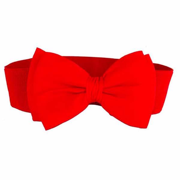 Women Belt Long Section Of the Circle Soft Leather Bowknot Body Shaping Bands Wide Belts