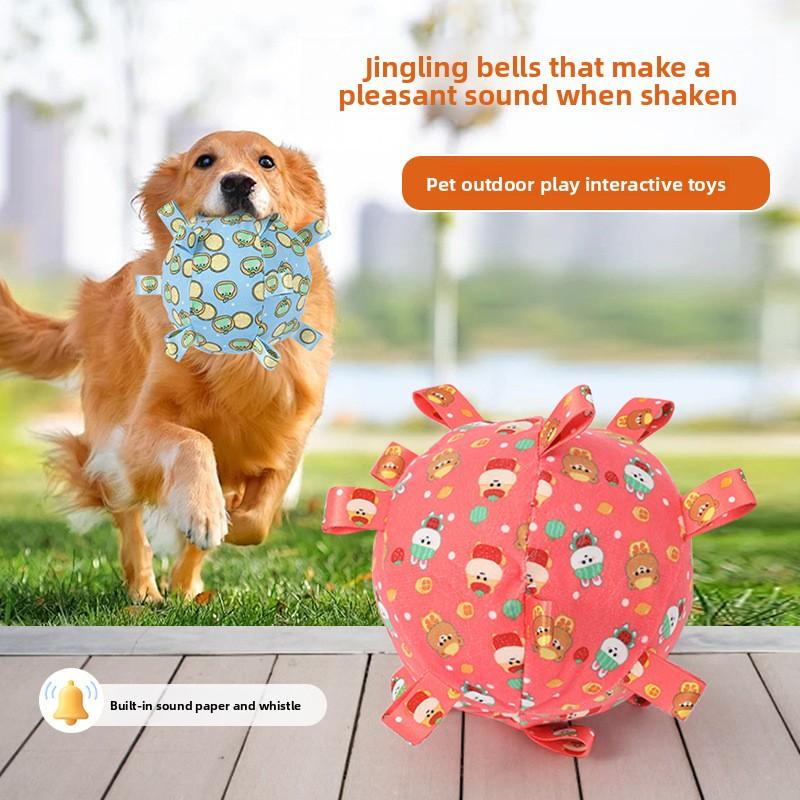 Dog Toy Balls Make Sounds To Relieve Boredom. Pets Are Durable and Consume Energy While Grinding Their Teeth. Pet Dog Training