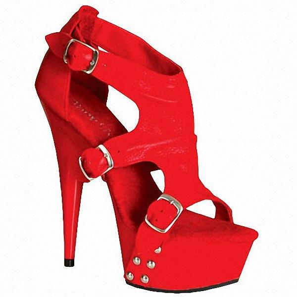 Женские туфли на шпильке высотой 15 см с тяжелым металлическим ремнем-пряжкой, панковские матовые босоножки