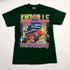 Винтажная футболка унисекс Wolfgang 1997 года с изображением гоночной машины Knoxville Nationals Sprint Car Race Green