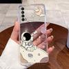 Jelly Casing For Huawei P Smart 2021 / Huawei y7a Funda Clear Silicone Soft TPU Back Cover Cute Cat Rabbit Heart Protective Case
