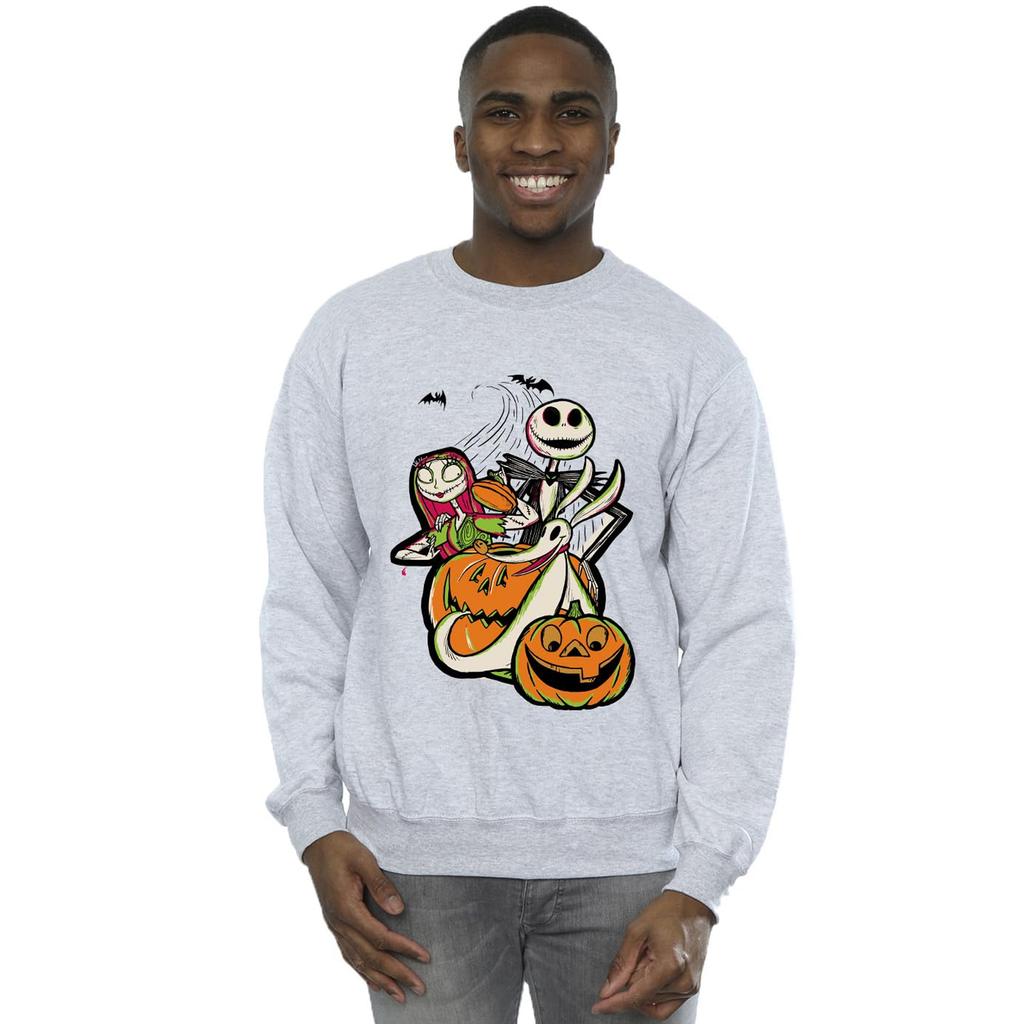 Мужская толстовка с тыквой «Кошмар перед Рождеством»