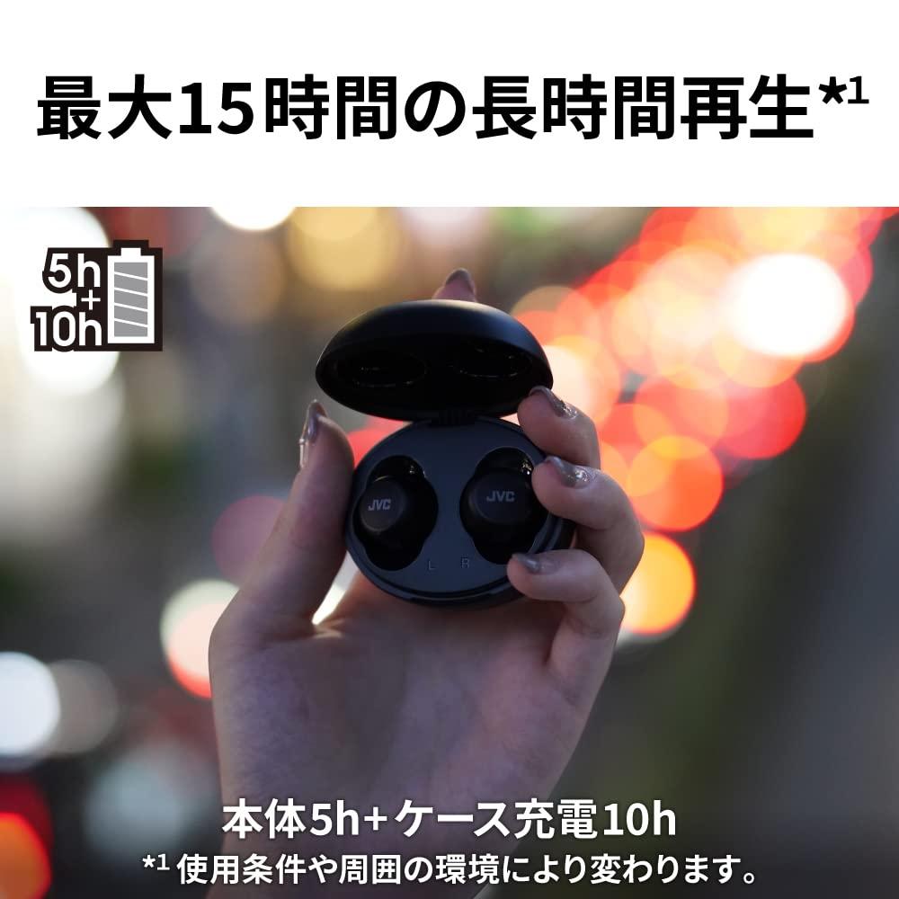 JVC Kenwood JVC HA-A5T-Z Беспроводные наушники Bluetooth Зеленые Внутриканальные наушники До 15 часов воспроизведения Водонепроницаемые для повседневного использования Маленький легкий Регулировка громкости