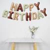 1 Set Happy Birthday Balloon Aluminum Foil Letter Shape Party Balloon Decoration for Birthday Celebration!