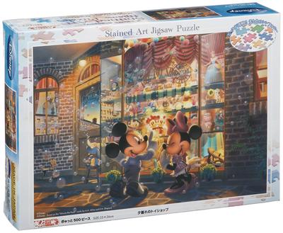 Пазл из 500 деталей Disney Магазин игрушек в сумерках Серия Gyutto [Витраж] (25x36см)