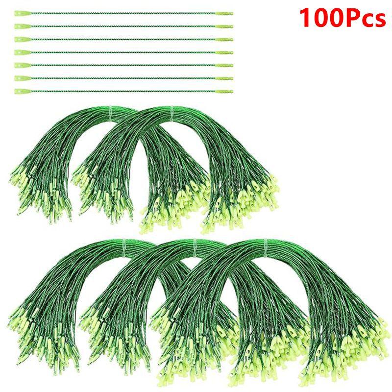 20 см 100 шт. Веревочки для рождественских шаров Золотые ленточные крючки для подвесок на рождественскую елку Домашняя вечеринка Новый год 2025 Украшение