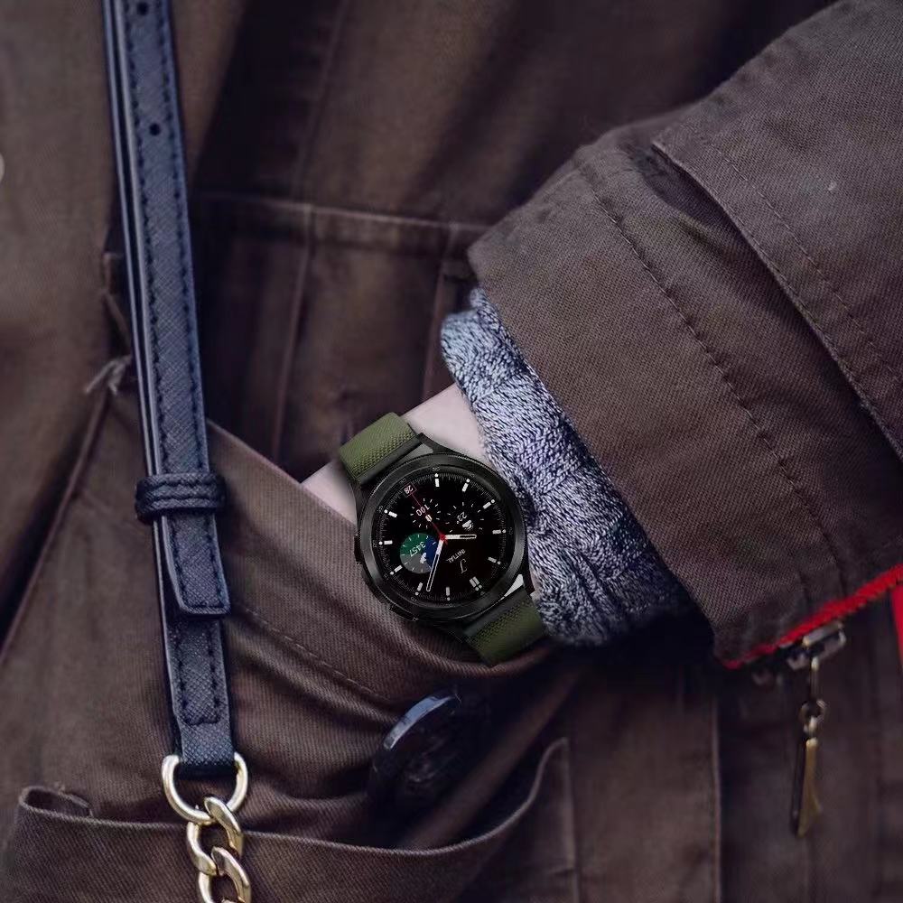 Нейлоновый ремешок для Samsung Galaxy Watch 7 FE 6 5 4/Gear S3 Регулируемый браслет для Amazfit Balance 2/Bip 6 5/GTR 4/Active 2 3/GTS 4