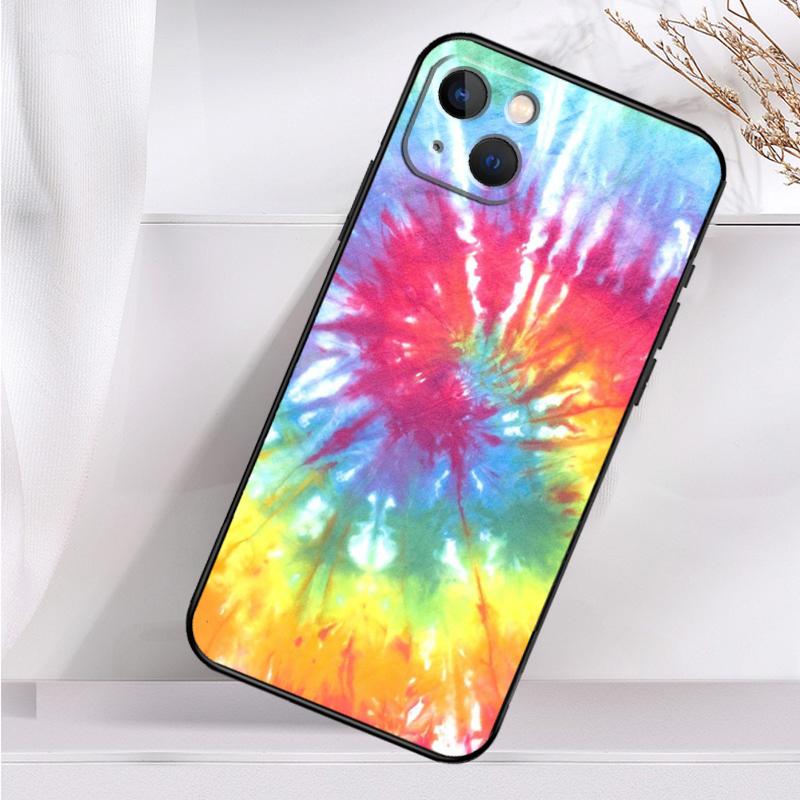 Trippy Tie Dye Hippie Art Phone Case For iPhone 16 15 14 13 12 11 Pro Max Mini X XR XS Max 7 8 Plus Back Cover