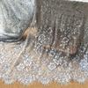 3 Meters Lace , 150CM Width Noble Flower Eyelashes Lace Trim Lace Fabric Wedding Dress Fabric Decoration