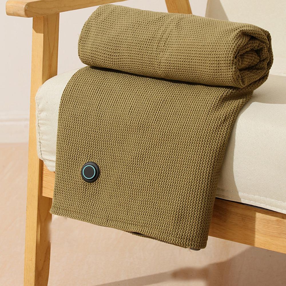 Washable Warm Shawl 3 Heating Levels Leg Cover New USB Electric Heated Blanket  Winter