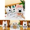 Adorable Fluffy West Highland Terrier Plush Toy With Cute Bow And Soft Texture