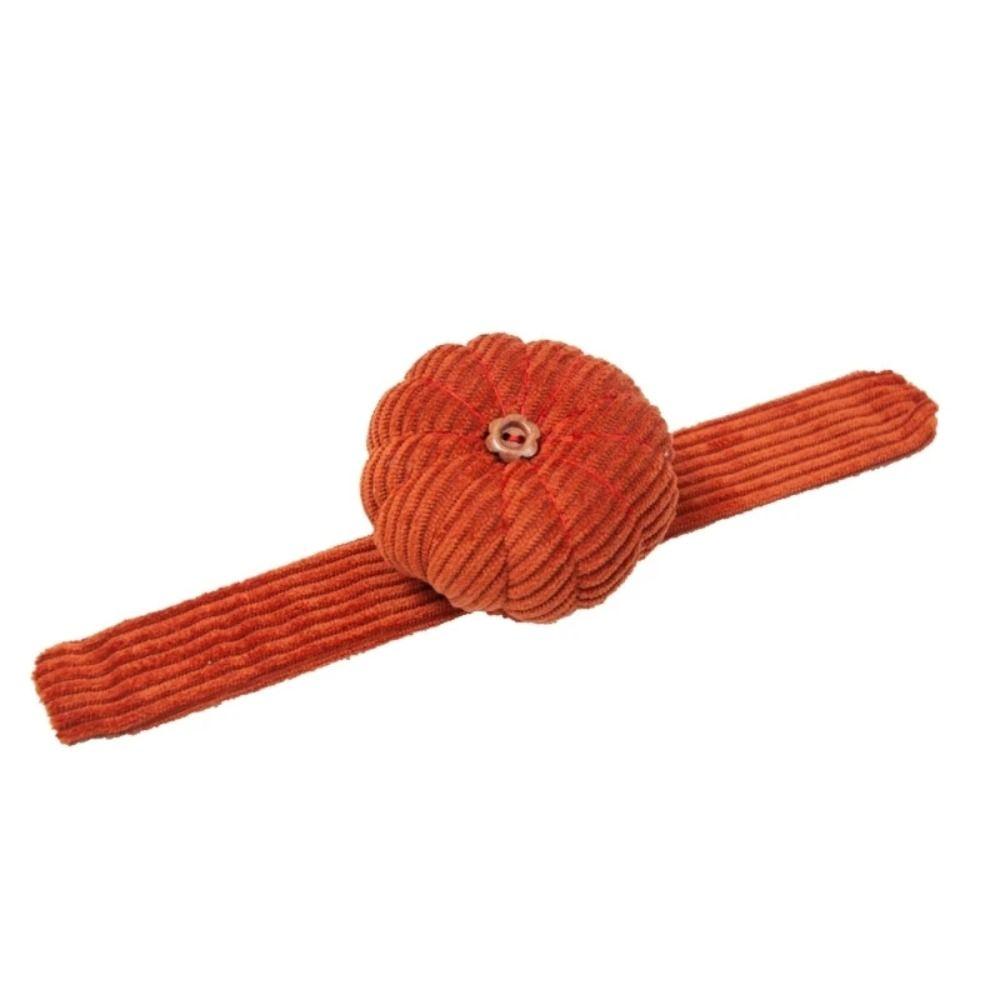 Pumpkin Shaped Wrist Pin Cushion With Elastic Wrist Belt Needle Pillow Needle Cushion Needlework