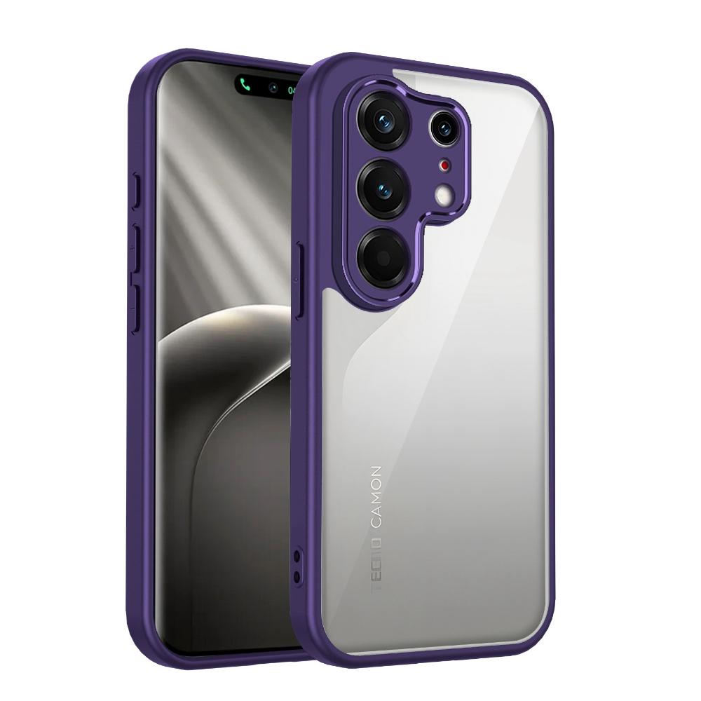 Keysion Phone Transparent Case For Tecno Camon 50 Ultra 5g Siliconepc Hd Clear Shockproof Phone Cover For Camon 50 50 Pro 4g 5g