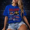 Женская графическая футболка Hollanov Heated Rivalry Hockey Shirt, Rozanov 24 & Hollander 81 Fan, оверсайз, с коротким рукавом, повседневная