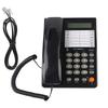 Home Hotel Wired Corded Desktop Wall Phone Office Landline Telephone Black DTMFFSK