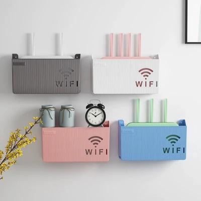 Контейнеры Настенный Роутер Бокс Офис Медиа Декор Консоль Wifi Бокс Беспроводные Ящики для хранения Стойка Кронштейн Подвески Настенная полка