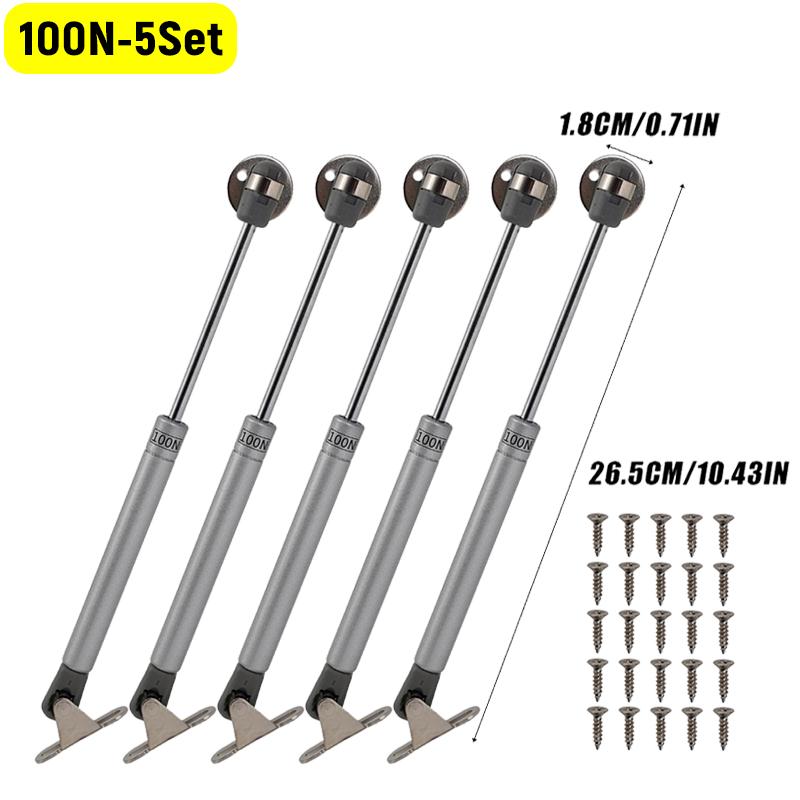 Gas Strut Cabinet Hinge Hydraulic Gas Spring Damper Telescopic Cupboard Door Safety Lift Support Rod Soft Close Hinges Tools
