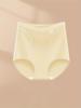 Женские дышащие трусики с высокой талией для формирования фигуры с ластовицей из чистого хлопка
