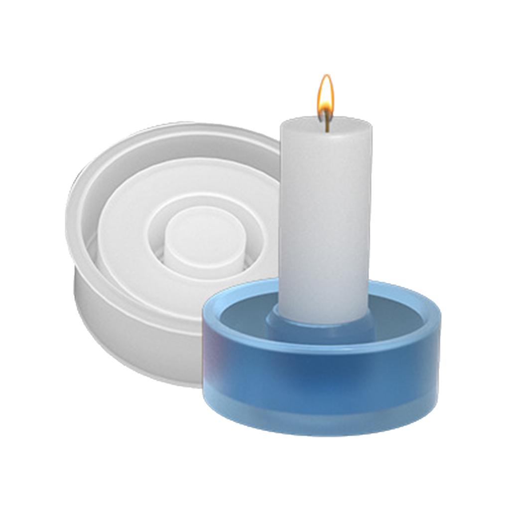 Heart Silicone Candlestick Molds Geometric Star Round Candle Holder Mould Home Decors Star Candle Holder Home Ornament