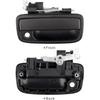 BOXI Exterior Door Handle Front Left & Right Pair with Key Hole - Replacement for 1995-2004 Toyota Tacoma Factory OEM# 79344 79345 69220-35020