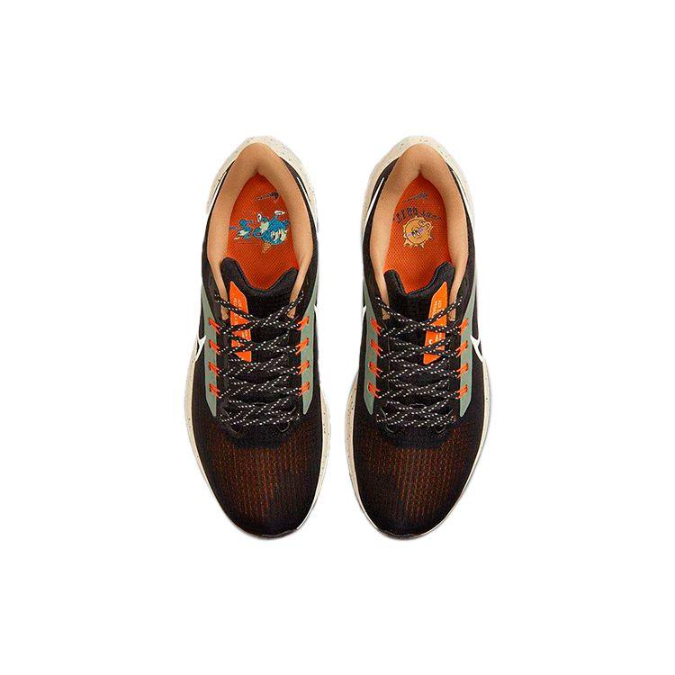 Nike Air Zoom Pegasus 39 Black White Orange Мужские кроссовки Кокосовое молоко Safety-Orange Alabaster DX6039-071