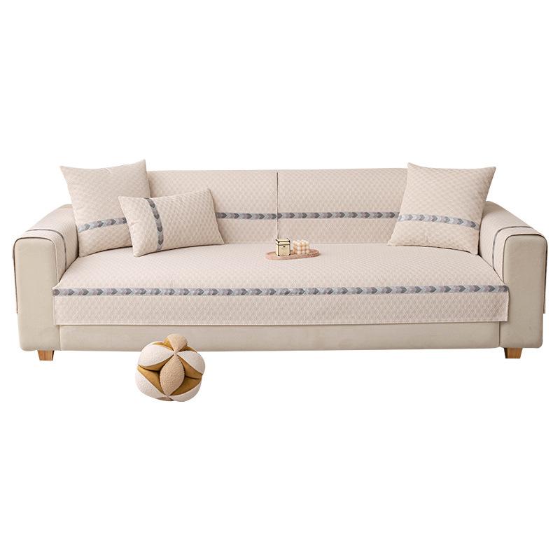 Universal Jacquard Corner Sofa Cover Wear-Resistant Full Coverage Easy Install Sofa Slipcovers Couch Cap Furniture Case