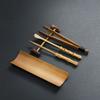 Carbonized Bamboo Tea Set Suit Delicate Tea Clip Teaspoon Needle Spoon Pliers Tea Ceremony Tool Accessories