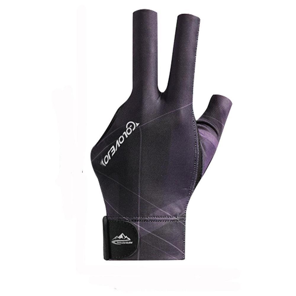 1 шт., перчатки для снукера, спандекс, левая рука, три пальца, перчатки для снукера, бильярдные эластичные тренировочные перчатки для бильярда