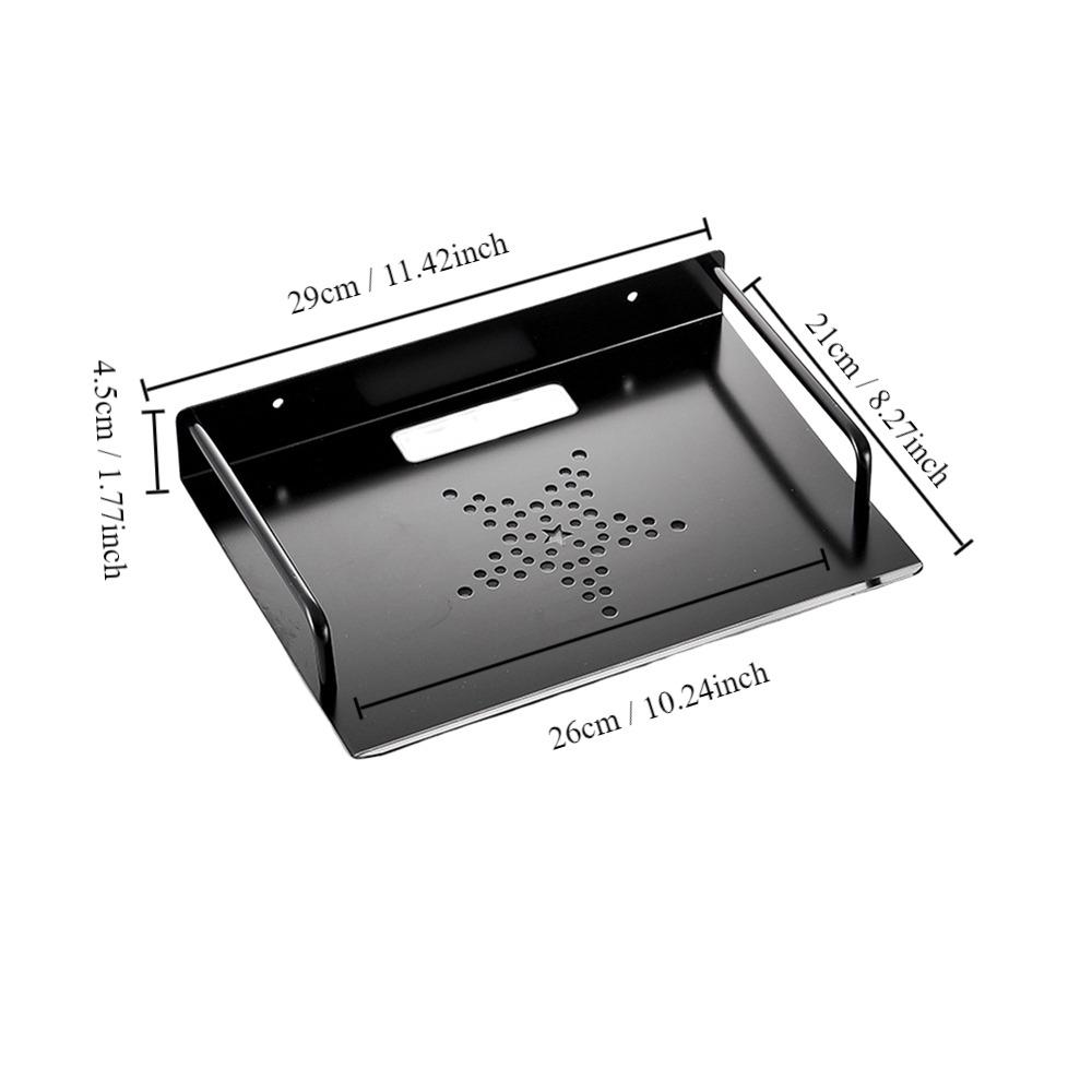 Металлическая полка для маршрутизатора, настенное крепление, держатель проектора, прочная стойка для маршрутизатора, гостиная, спальня