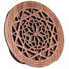 Ahvqevn Guitar Wooden Soundhole Soundhole Cover Block Feedback Buffer EQ Mahogany Wood для акустической гитары в стиле фолк 1,