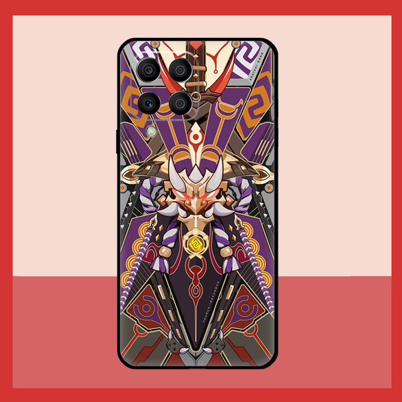 Чехол Genshin Impact Аратаки Итто для Samsung Galaxy M12 M52 M06 M16 M36 M56 M33 M15 M55 M31 M13 M14 M53 M32 M35 M34 M54