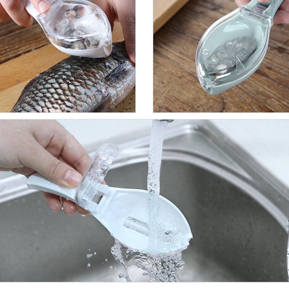 1 шт. кухонные инструменты, пластиковые рыбьи чешуи, щетка для рыбы, инструменты для быстрой чистки рыбьей кожи, щетка