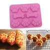 Silicone Baking Mold Dog Bone Dog Footprint Cake Mold Food Grade Baking Mould