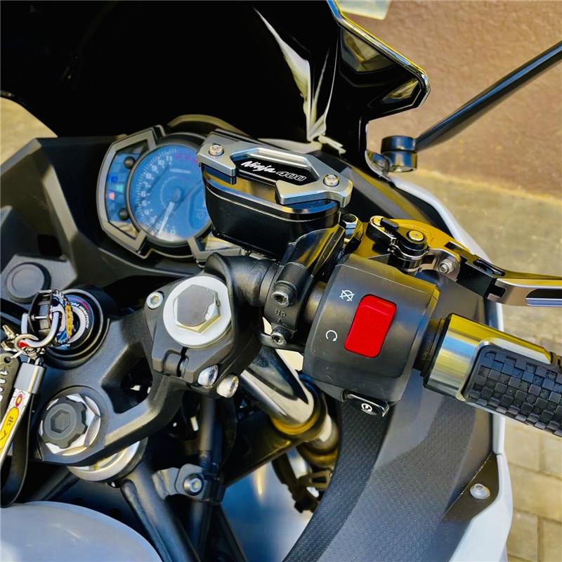 Крышка бака тормозной жидкости мотоцикла, крышка тормозного насоса для KAWASAKI Z400 NINJA400, аксессуары Z 400 NINJA 400, тормозной насос