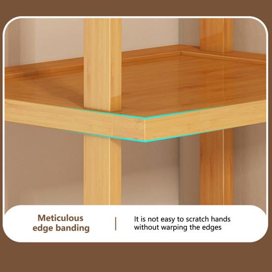 Шесть слоев устойчивой структуры, водонепроницаемая, большая вместимость, бамбук, отличная несущая способность, многоцелевой органайзер для хранения обуви в прихожей, полка-органайзер