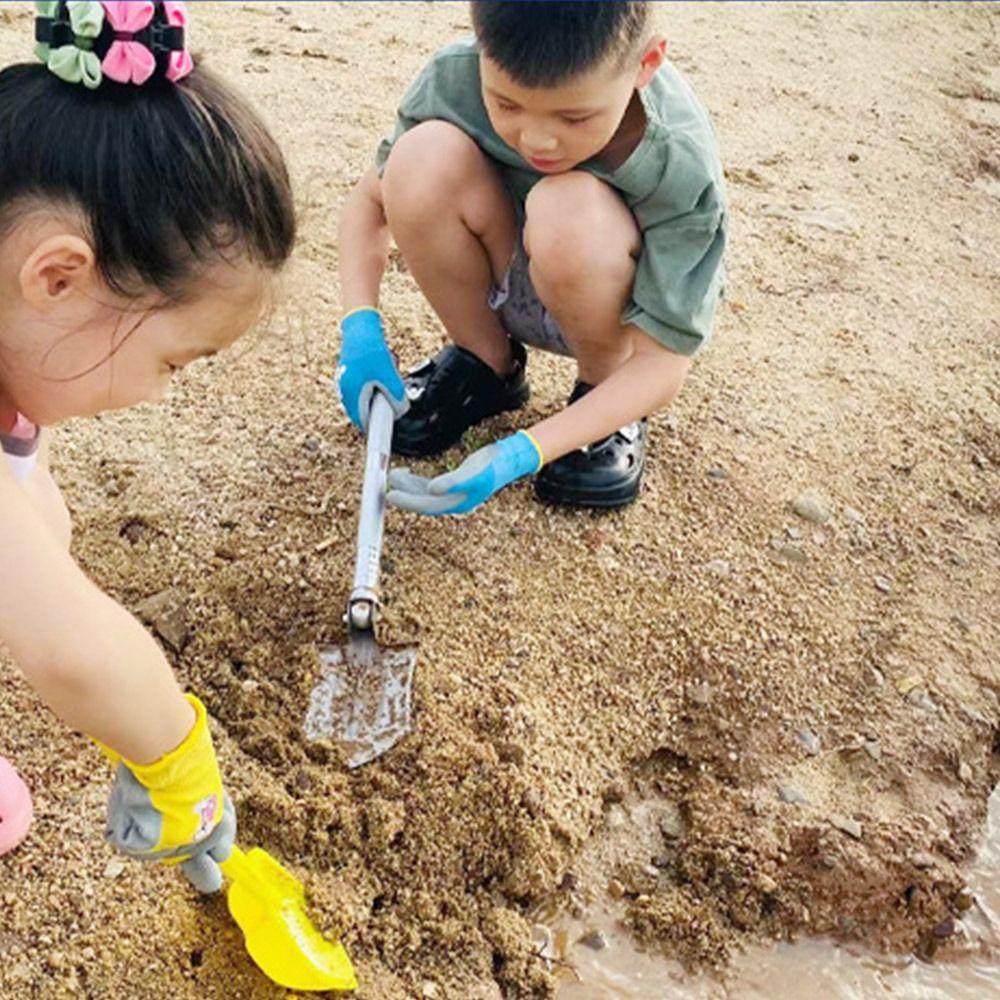Durable Kids Gardening Glove Non-Slip Garden Glove Portable Work Gloves  Collect Seashells