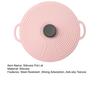 Silicone Pot Lid Dustproof Oil-proof Strong Adsorption Fresh-keeping Anti-slip Texture Food Grade Sealing Cover Kitchen Supply