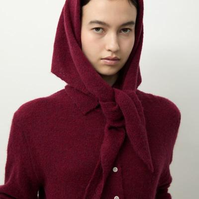 ROUGH SIDE WHITE LABEL Hairy Shawl Scarf (3color)