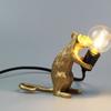 Modern Resin Animal Rat Night Lights Nordic Small Mini Mouse Cute LED Table Lamps Home Decor Desk Lamp Bedside Lighting Fixtures