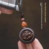 Rosewood Zodiac Tiger Keychain & Phone Lanyard for Couples