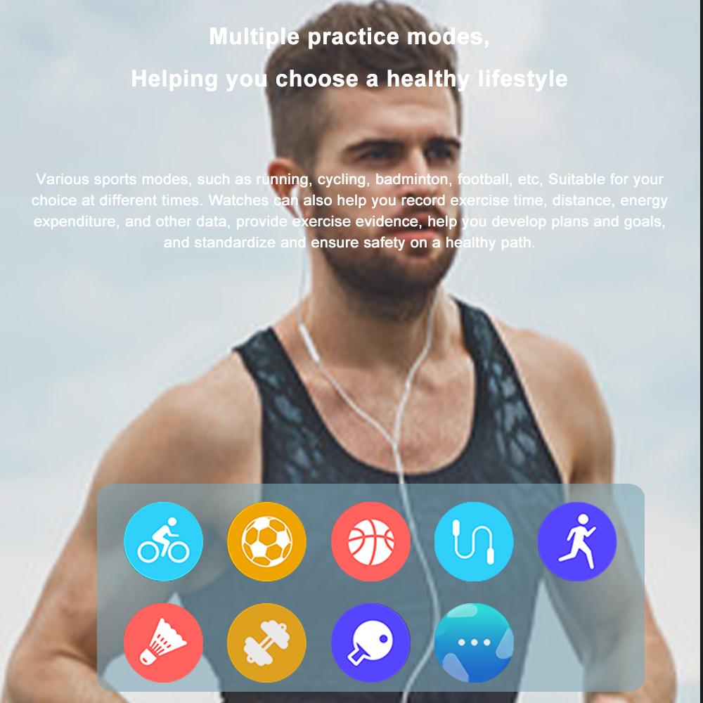 Новые мужские часы SACOSDING, воздушный насос, подушка безопасности, точное кровяное давление, умные часы с вызовом через Bluetooth