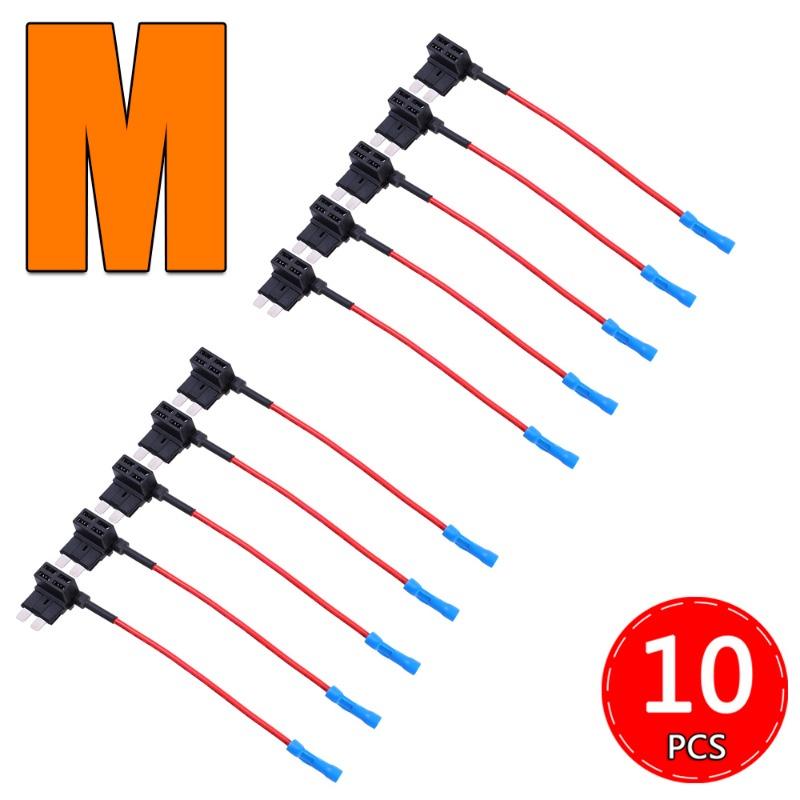 Держатель автомобильного предохранителя Add-a-circuit MINI SMALL MEDIUM TAP Adapter Micro Mini Standard Blade Car Preparator with holder