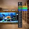 2Pcs Multi Purpose Dual Scale Aquarium Fish Tank Temperature Thermometer Sticker Adhesive Sticky Temperature Gauge