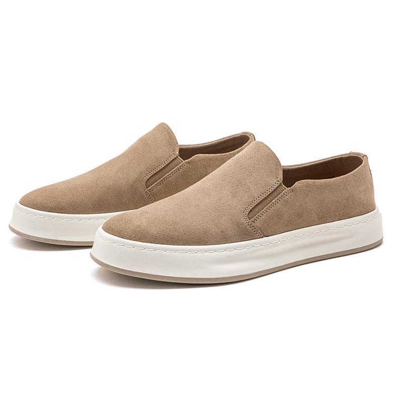 Мужские мокасины для отдыха Удобные и износостойкие туфли для отдыха на свежем воздухе для молодежи и взрослых Дышащая обувь Кроссовки с толстой подошвой