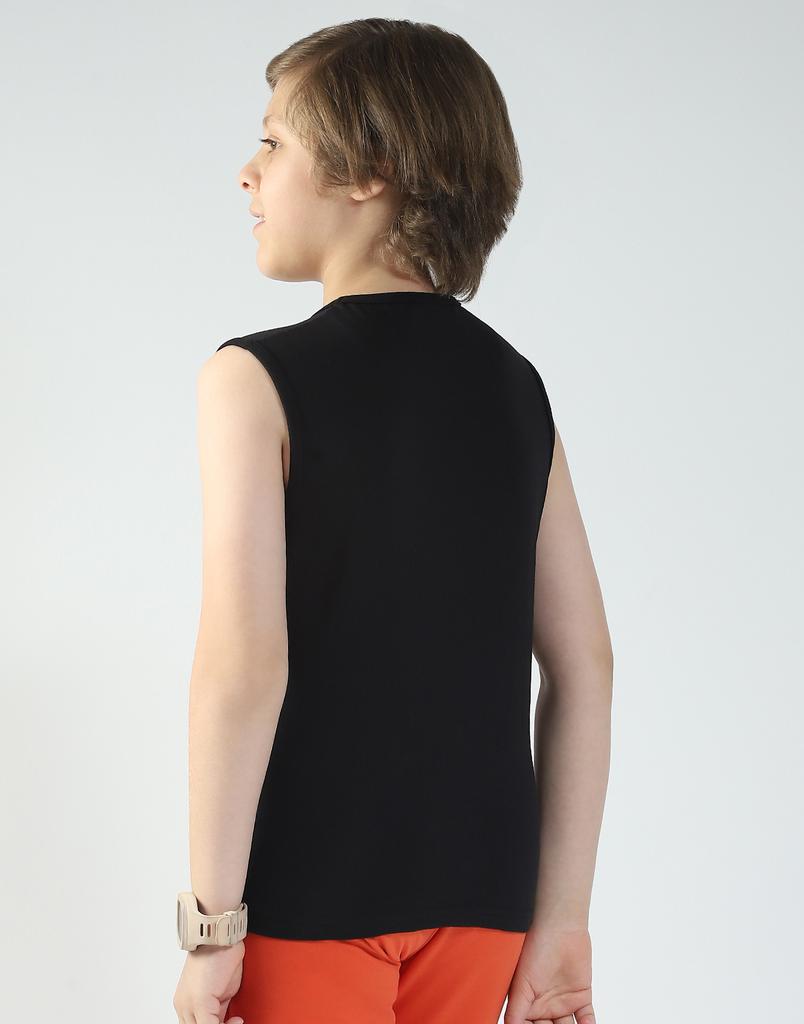 Футболка для мальчика стандартного кроя с принтом | Полурукав | Круглый вырез | Повседневная футболка для мальчика