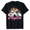 Dabbing Unicorn I'm Magical WoGirls Gift T-Shirt Cotton Tshirts Hip hop Tops & Tees Special Casual